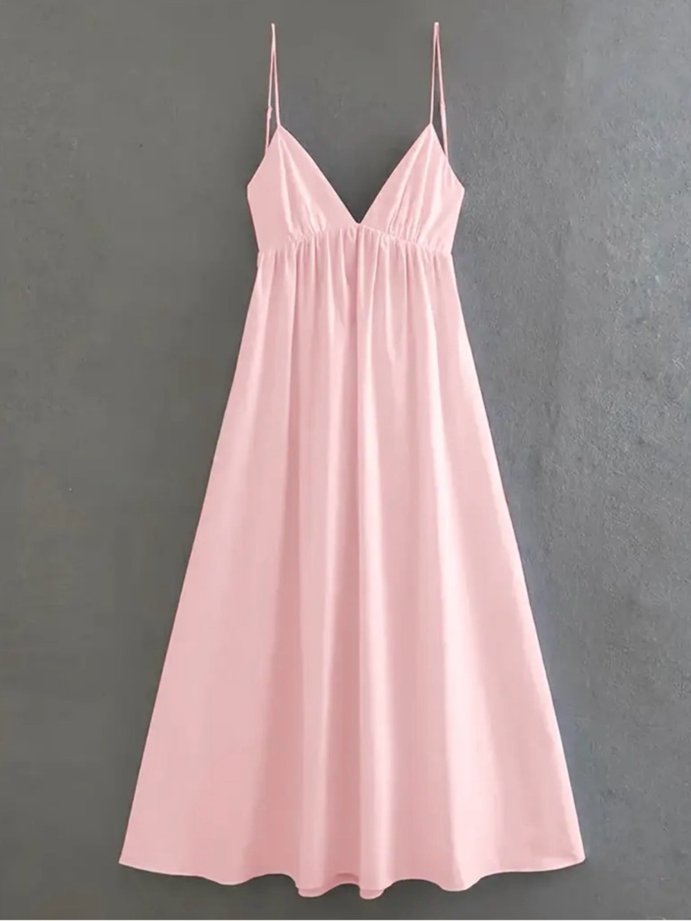Women's Pink Spaghetti-Strap Dress